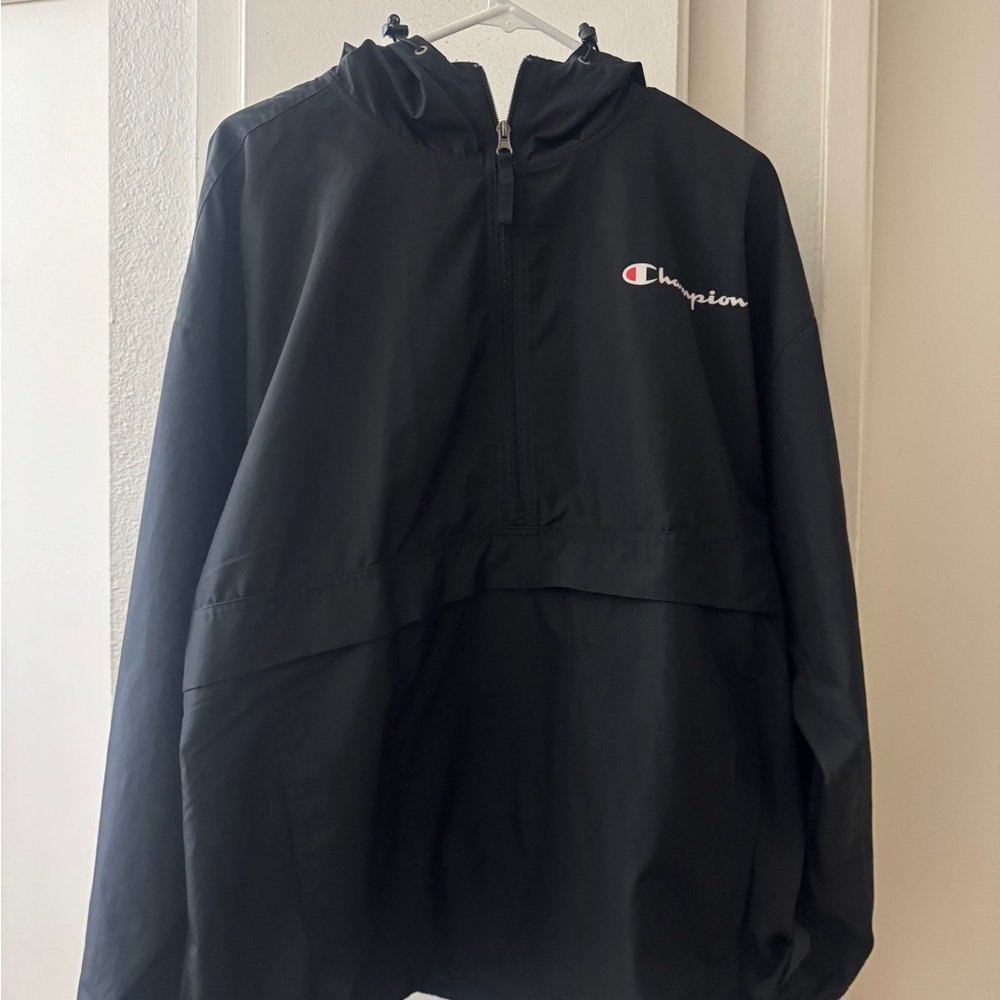 Champion Black Pullover Jacket